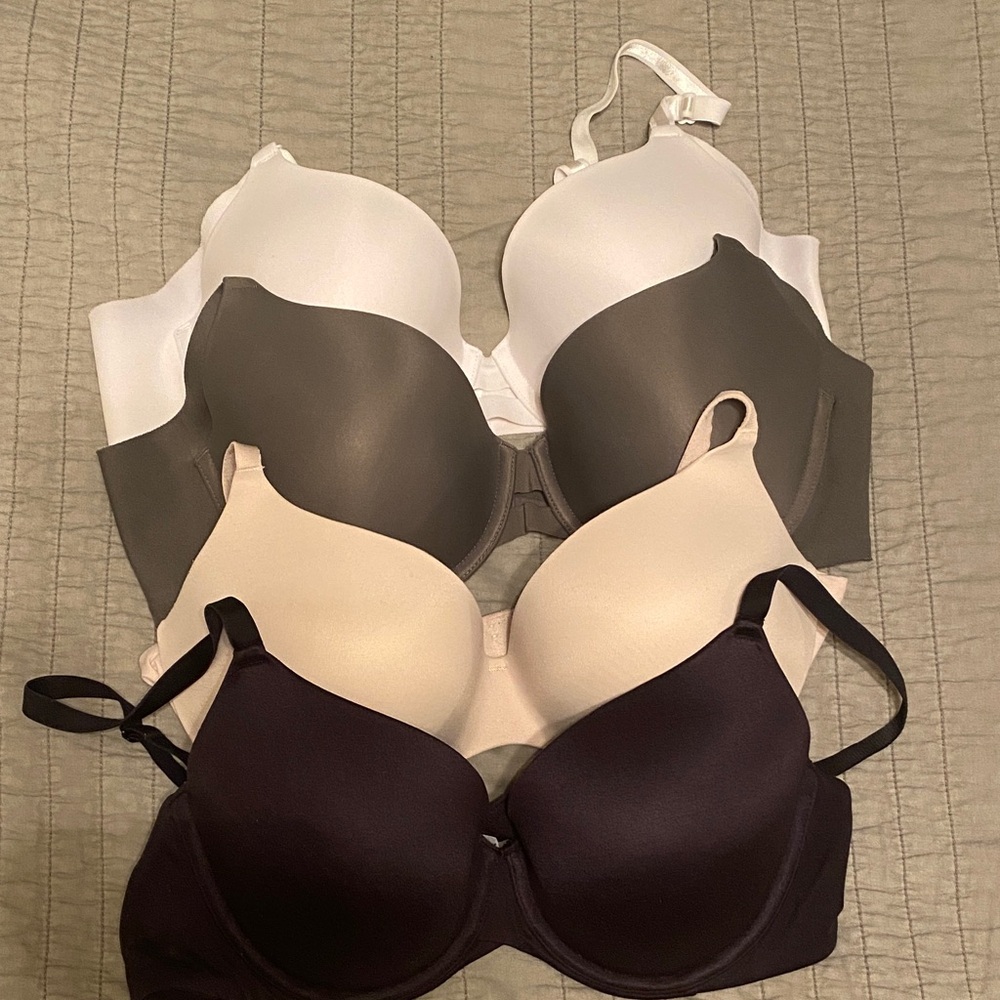 Women's Bra Set - White, Green, Light Pink, Black